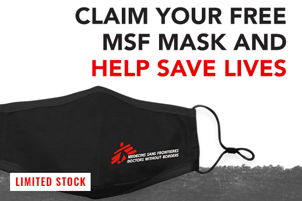 Claim your free MSF mask and help save lives